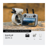 DJI Flip Camera Drone Bundle with RC 2 Controller, Carrying Bag and Landing Pad (Open Box)