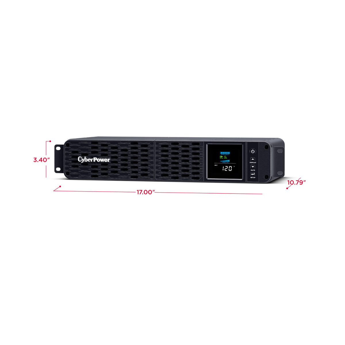 Cyberpower CP2000PFCRM2U 2000VA/1200W 2U PFC Sinewave Rackmount UPS with 8 Outlets
