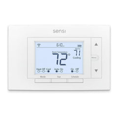 Sensi ST55 Smart Wi-Fi Thermostat - Easy DIY, Works with Alexa (White)