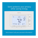 Sensi ST55 Smart Wi-Fi Thermostat - Easy DIY, Works with Alexa (White)
