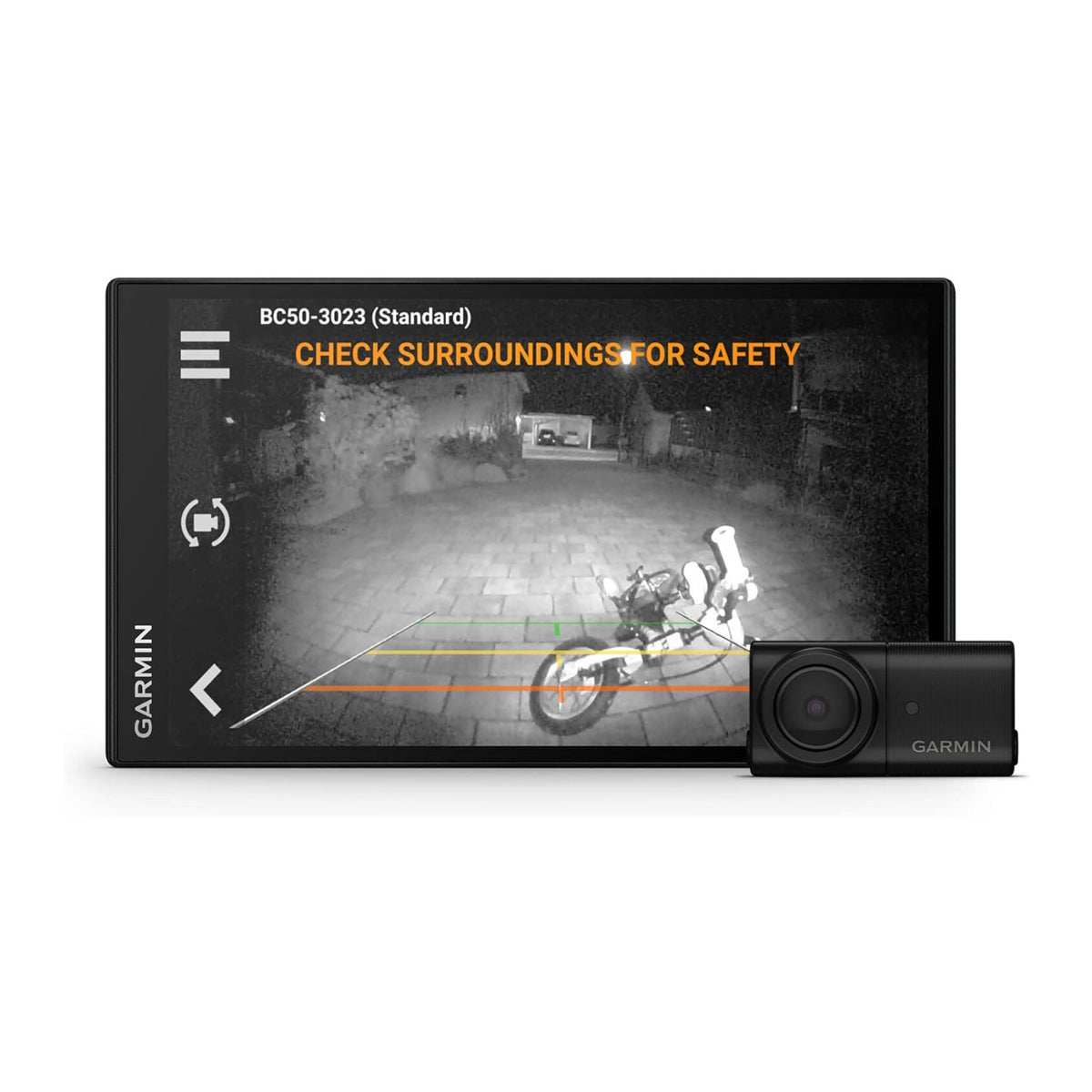 Garmin BC 50 Night Vision Wireless Backup Camera with License Plate and Bracket Mounts