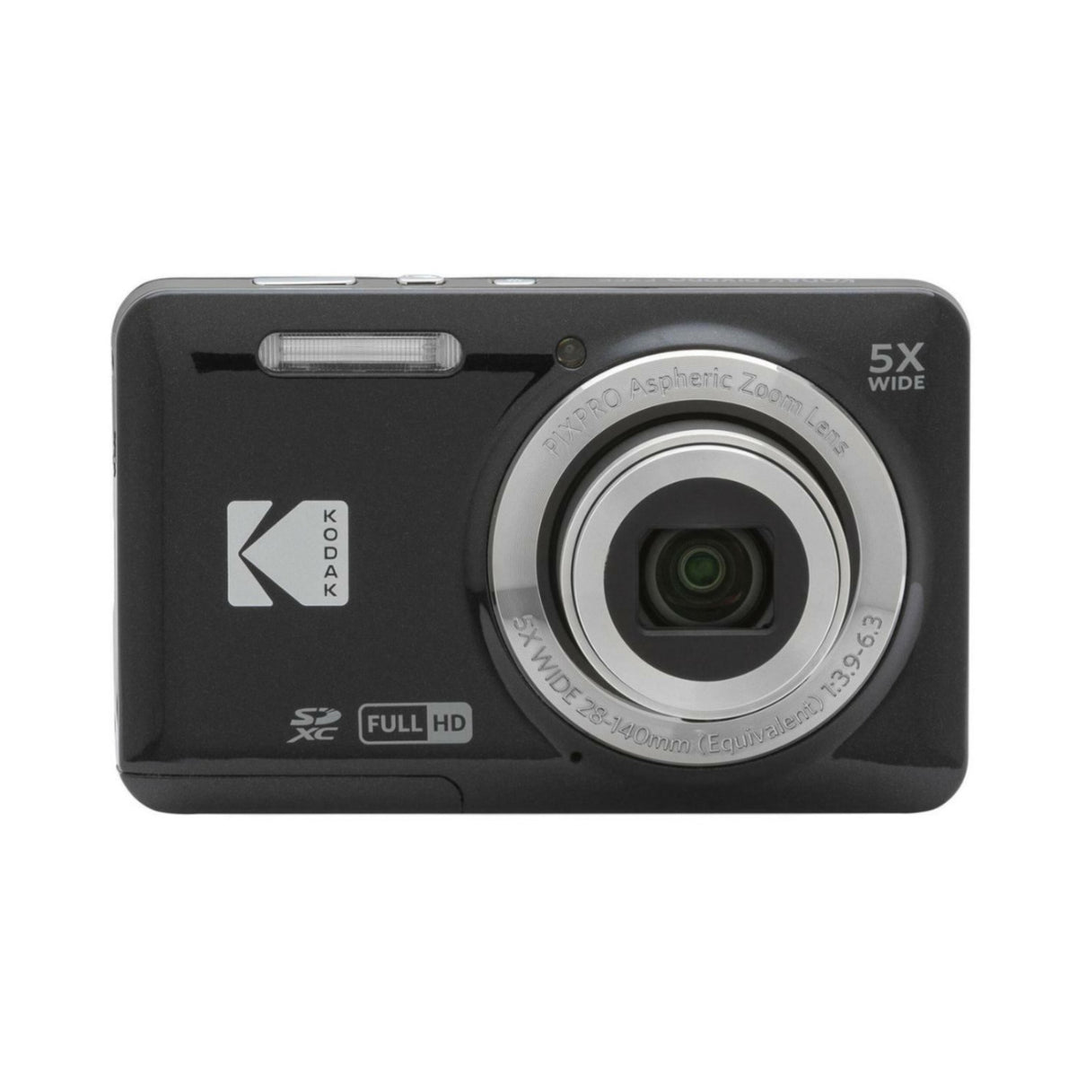Kodak PIXPRO Friendly Zoom FZ55 Digital Camera (Black) Bundle with Case, Memory Card and Accessories