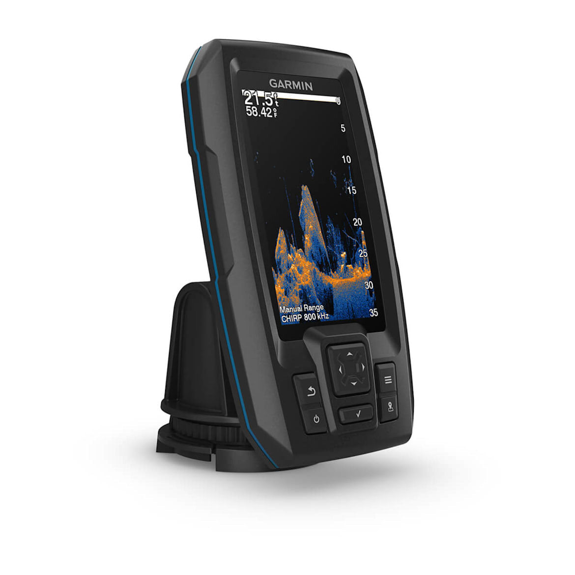 Garmin STRIKER Vivid 4cv GPS Fishfinder Bundle with GT20-TM Transducer and Protective Display Cover