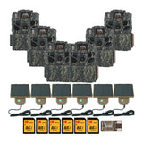 Browning Trail Camera Dark Ops 40MP FHDR Trail Camera (6-Pack) Bundle