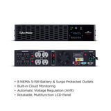 Cyberpower PR1500RTXL2UC 1500VA/1500W Smart App Sinewave LCD 2U Rack/Tower UPS