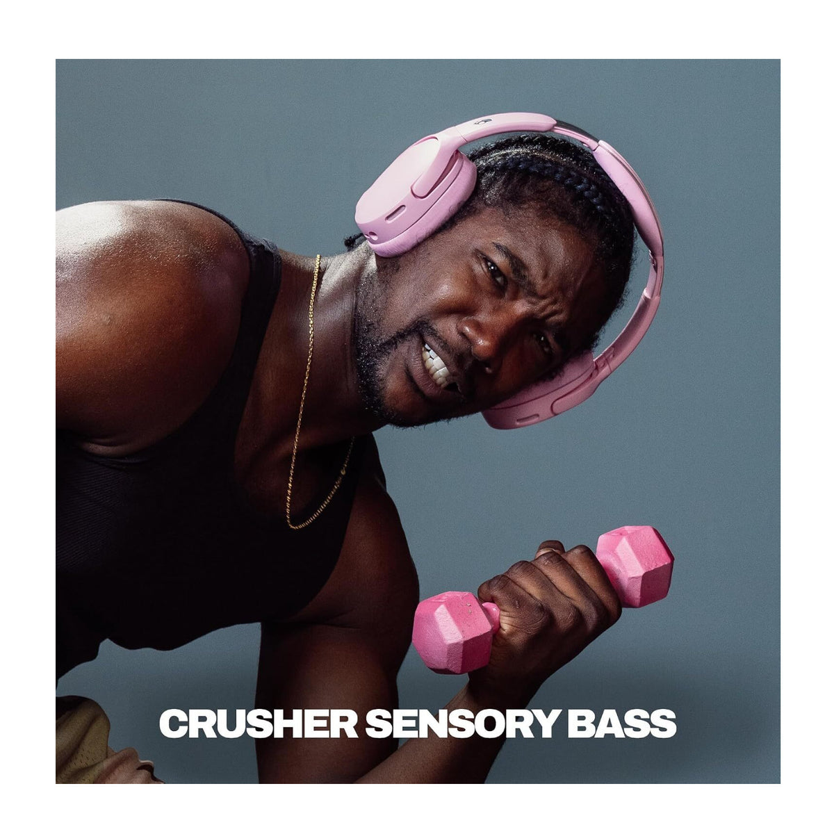 Skullcandy Crusher 1080 ANC Wireless Bluetooth Over-Ear Headphones with Sound by Bose (Candy) (Open Box)