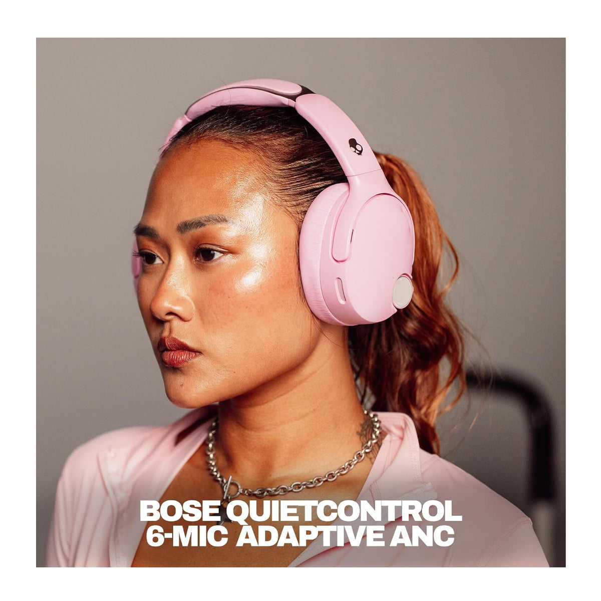 Skullcandy Crusher 1080 ANC Wireless Bluetooth Over-Ear Headphones with Sound by Bose (Candy) (Open Box)