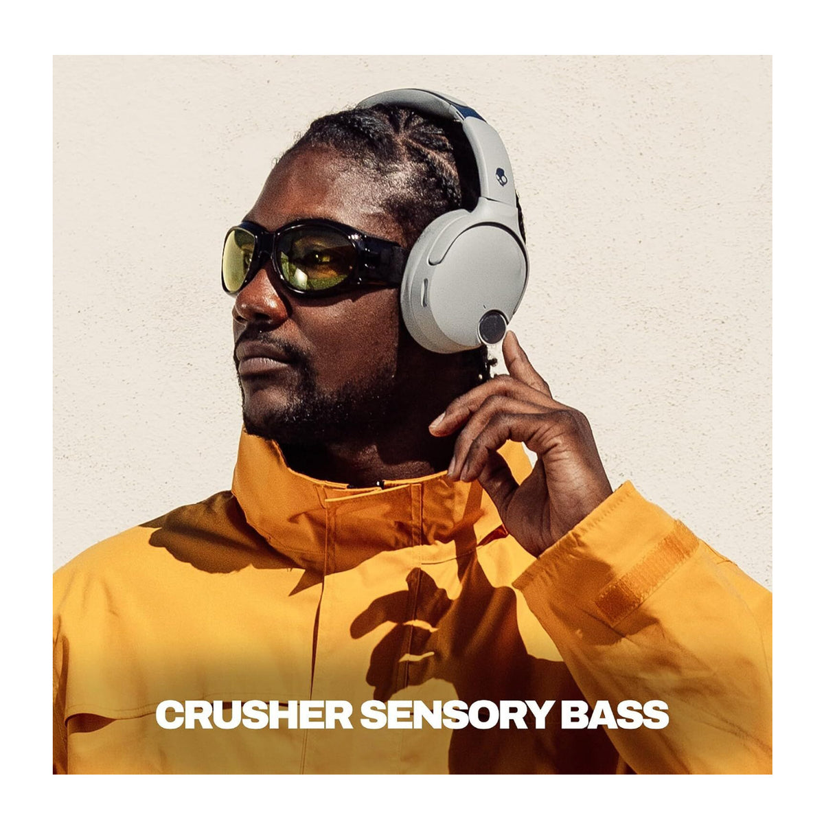 Skullcandy Crusher 1080 ANC Wireless Bluetooth Over-Ear Headphones (Cement) (Open Box)