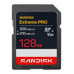 SANDISK 128GB Extreme PRO SDXC UHS-II Memory Card