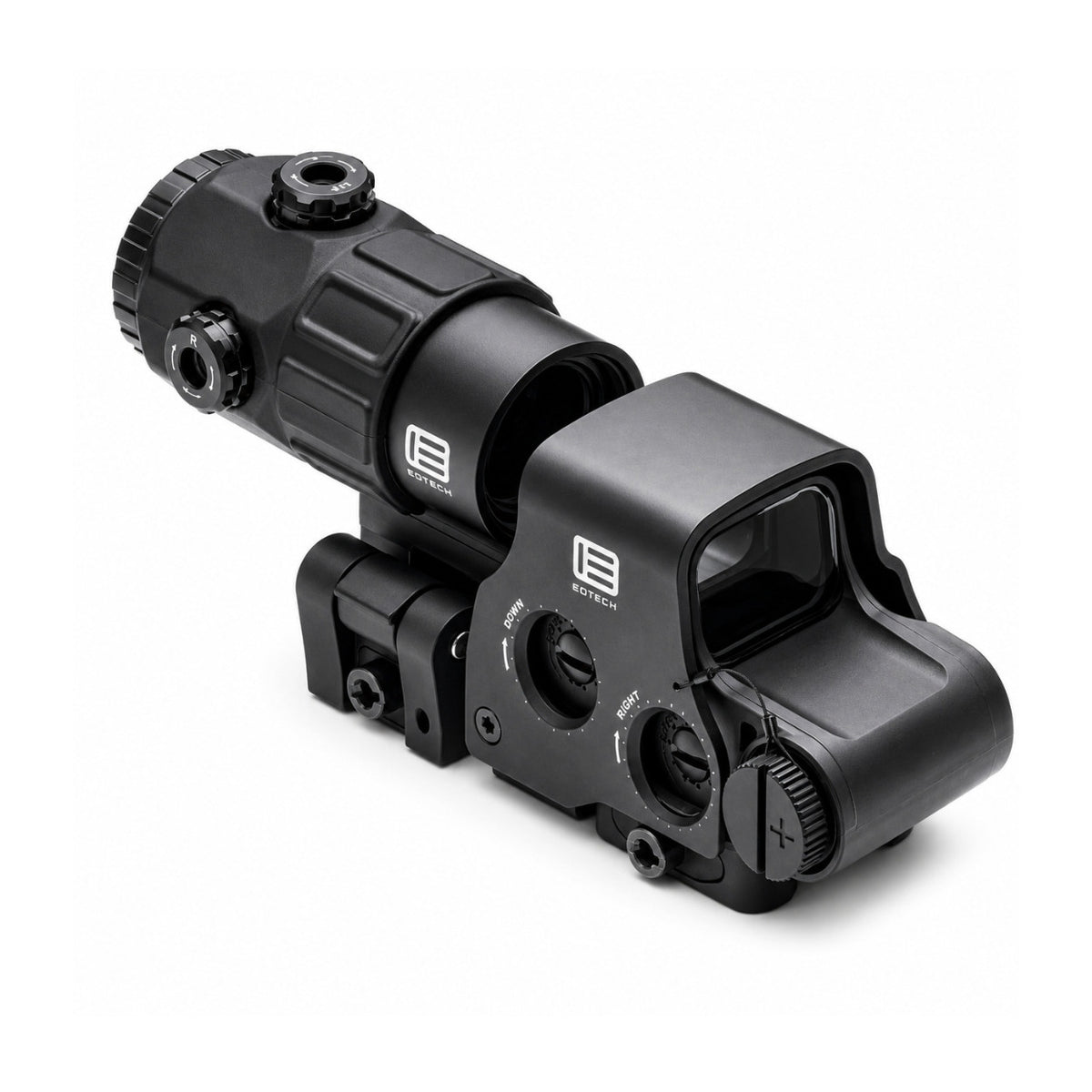 EoTech Complete system: EXPS3-4 HWS, G45 magnifier with QD switch-to-side mount