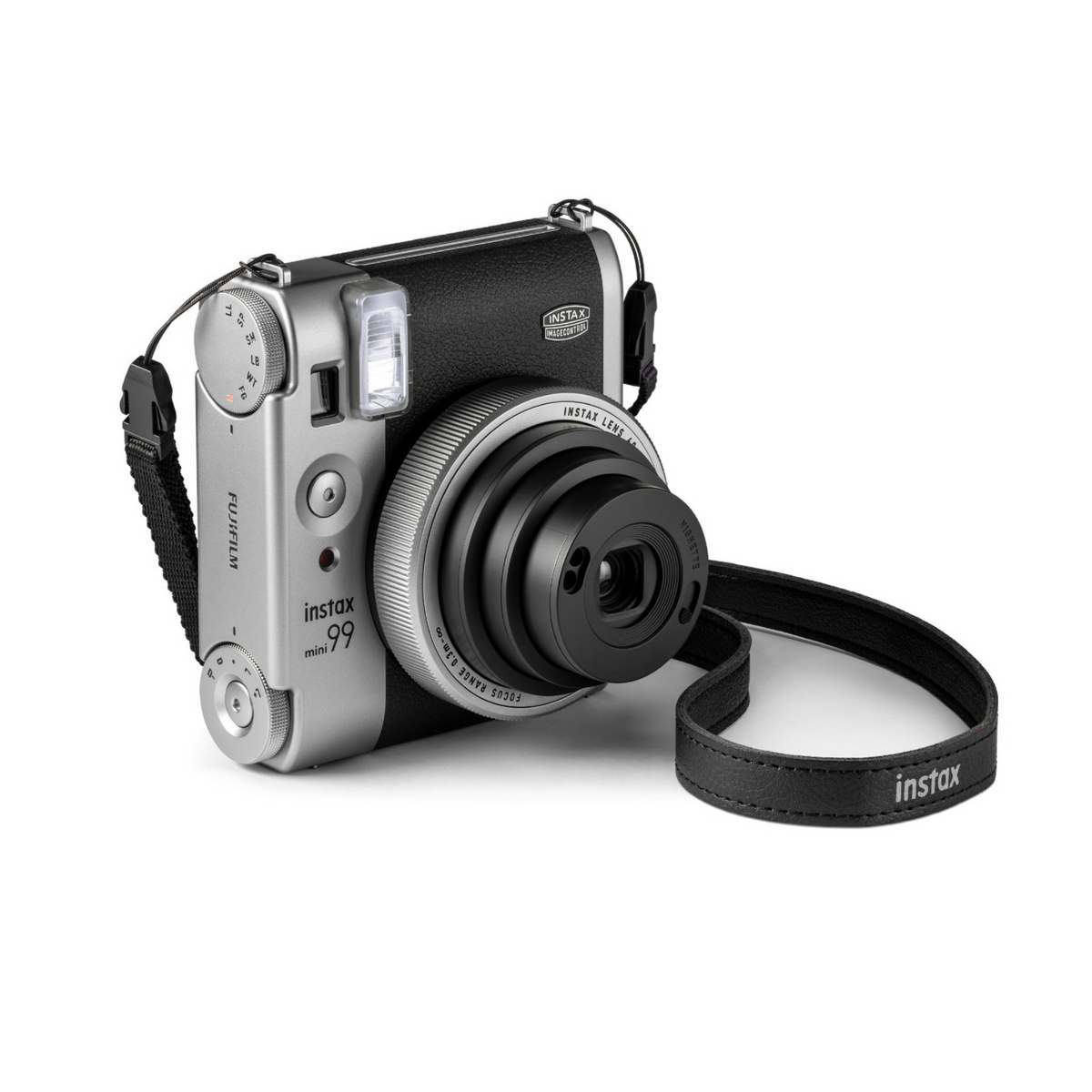 Fujifilm Instax Mini 99 Silver Analog Instant Camera Bundle with 40-Pack Film and Acccessories Kit