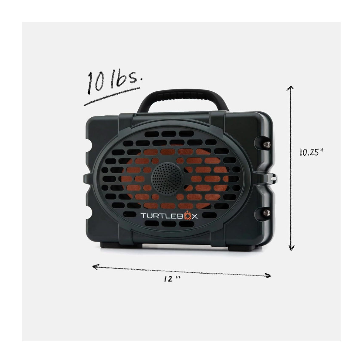 Turtlebox Original Gen 3 Portable Outdoor Bluetooth Speaker (Green)