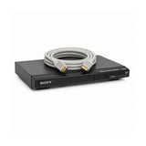 Sony DVP-SR510H 1080p Upscaling DVD Player with 8ft High-definition Vide/Audio Silver Cable