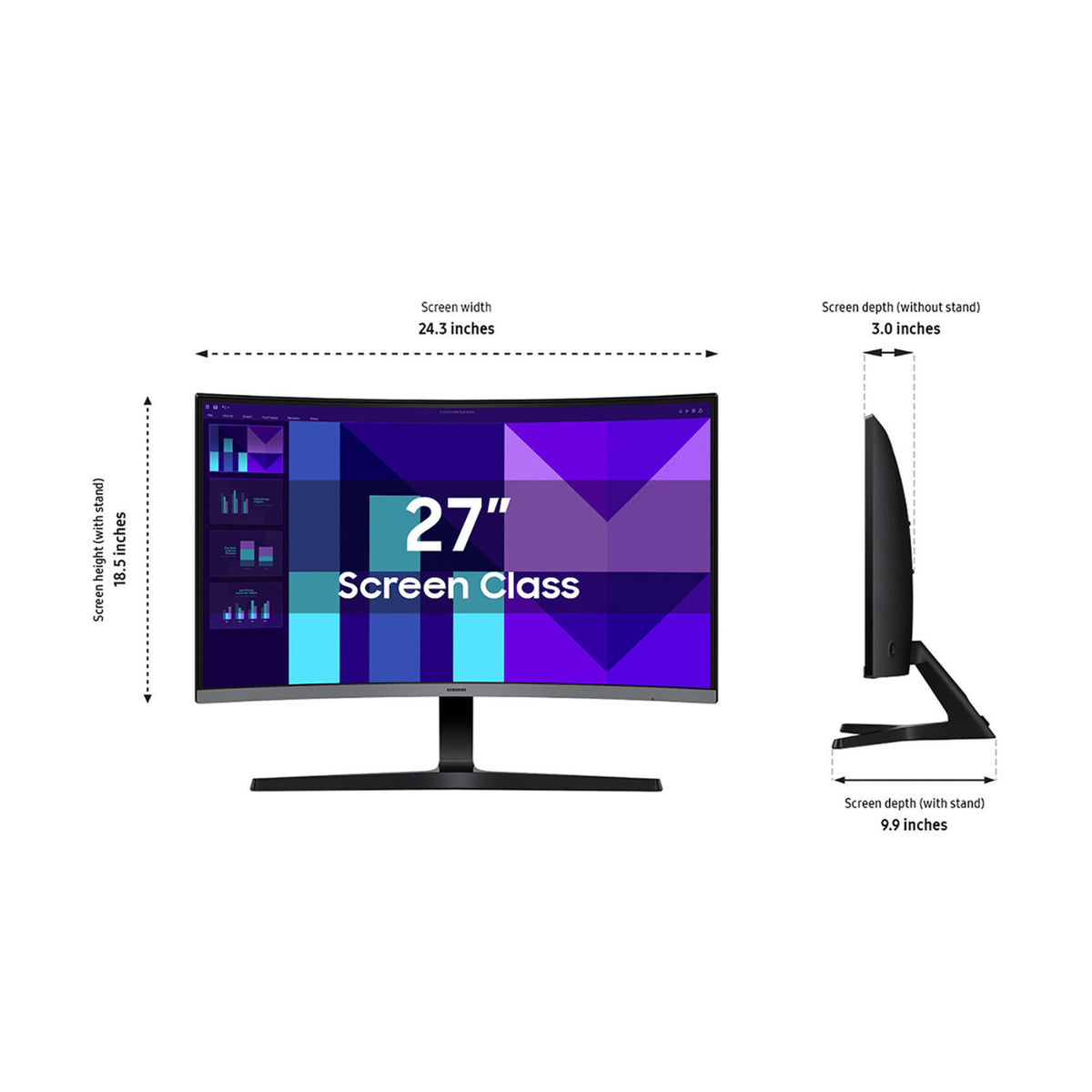 Samsung S39GD 27-Inch Full HD 100Hz Curved Monitor