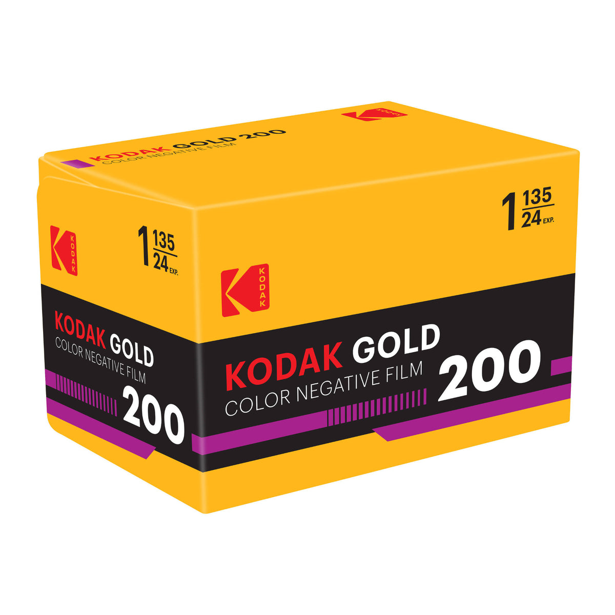 Kodak Eastman GOLD 200 Color Negative Film (35mm Roll Film, 24 Exposures)