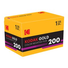 Kodak Eastman GOLD 200 Color Negative Film (35mm Roll Film, 24 Exposures)