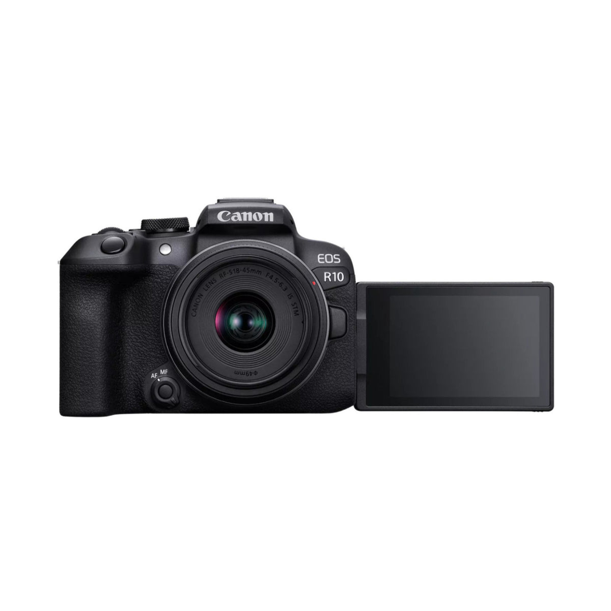 Canon EOS R10 Cropping Guide Firmware Mirrorless Camera Bundle with 64GB Memory Card and Padded Bag