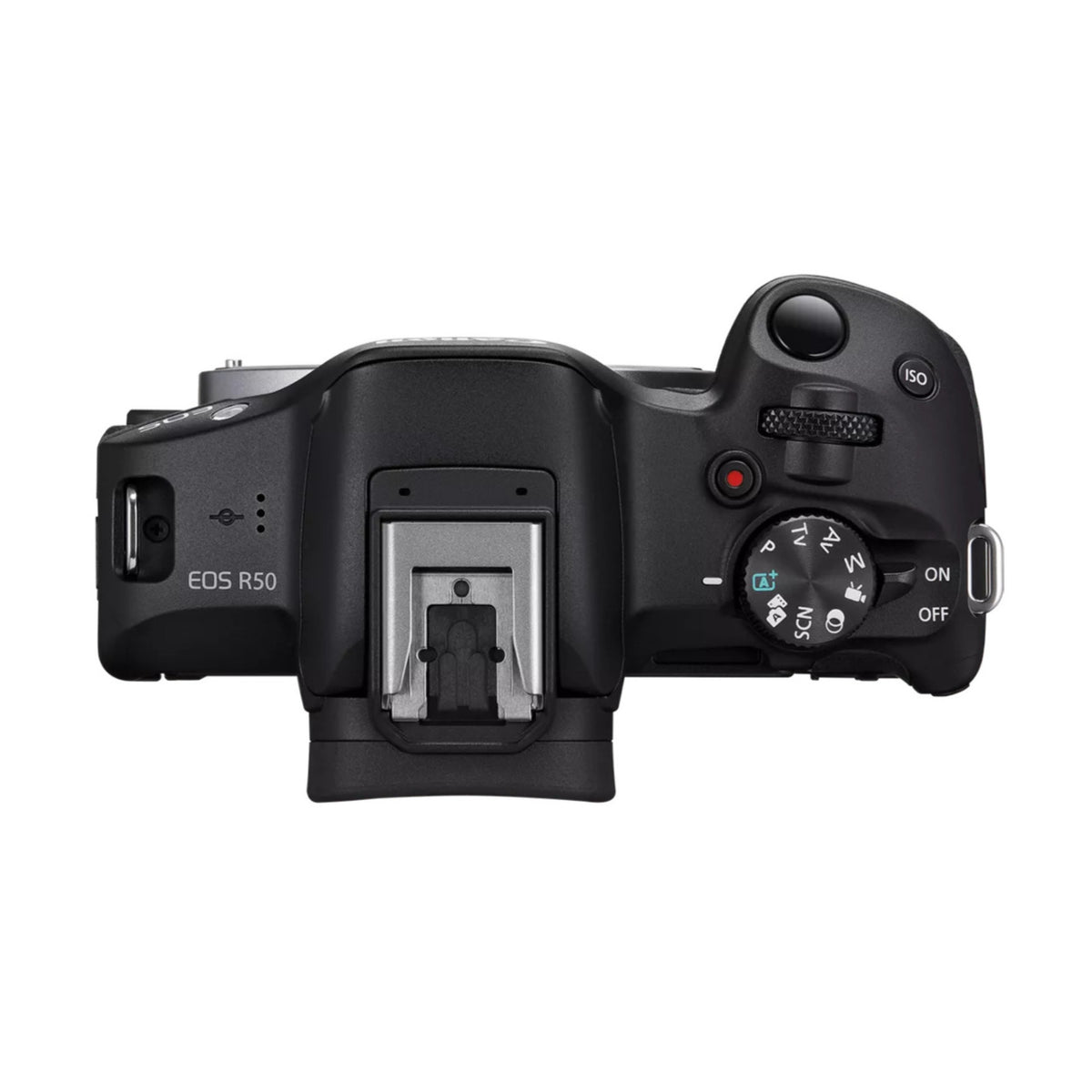 Canon EOS R50 24.2MP Mirrorless Camera Bundle with 64GB Memory Card and Padded Bag