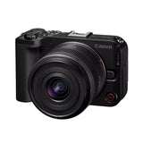 Canon EOS R50 V Mirrorless Camera Bundle with 14-30mm f/4-6.3 Lens, 64GB Memory Card, and Padded Bag