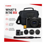 Canon EOS R50 V Mirrorless Camera Bundle with 14-30mm f/4-6.3 Lens, 64GB Memory Card, and Padded Bag