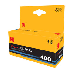 Kodak UltraMax 400 35mm ISO-400 Color Negative Film Rolls 3-Pack (72 Exposures in Total)
