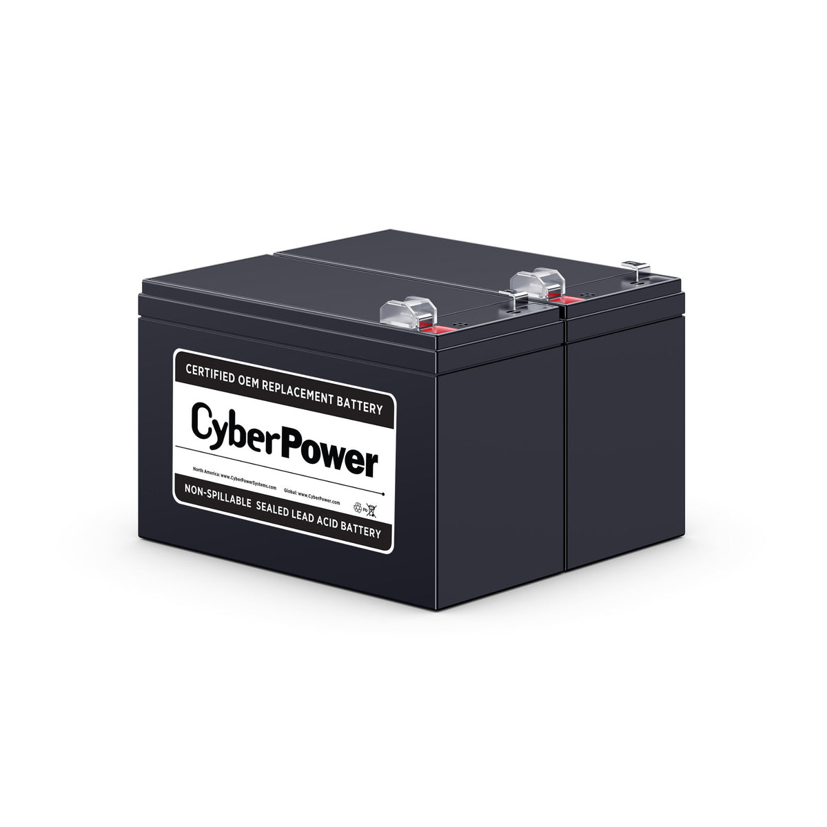 CyberPower 12V/9Ah UPS Replacement Batteries for CP1350AVRLCD and CP1500AVRLCD with Leak-proof Case