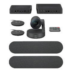 Logitech Rally Plus Ultra HD Conference Camera System with Dual Speakers (Black)