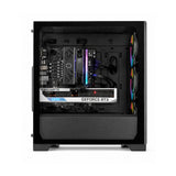 Cooler Master Elite 301 Lite Mini Tower ATX High Airflow PC Case with Tempered Glass Panel (Black)
