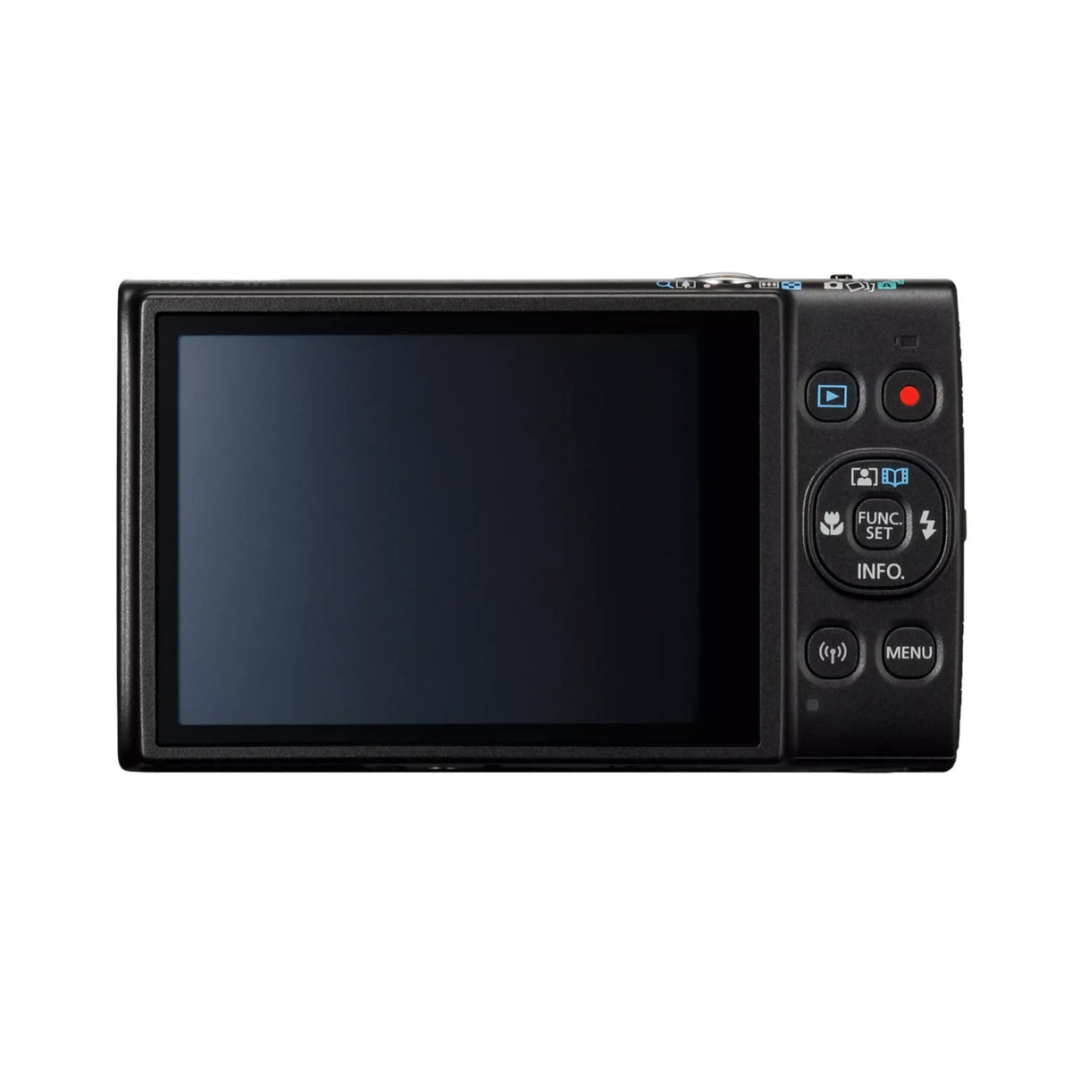 Canon PowerShot ELPH 360 HS A Black Digital Camera Bundle with High-Performance 64GB Memory Card