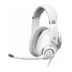 EPOS H6PRO Closed Wired Gaming Over-Ear Headset with Detachable Microphone (Ghost White)