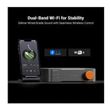 Fosi Audio S3 Balanced HiFi Streamer/DAC/Preamp with PCM Playback Support and Subwoofer Output