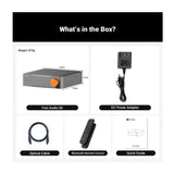 Fosi Audio S3 Balanced HiFi Streamer/DAC/Preamp with PCM Playback Support and Subwoofer Output