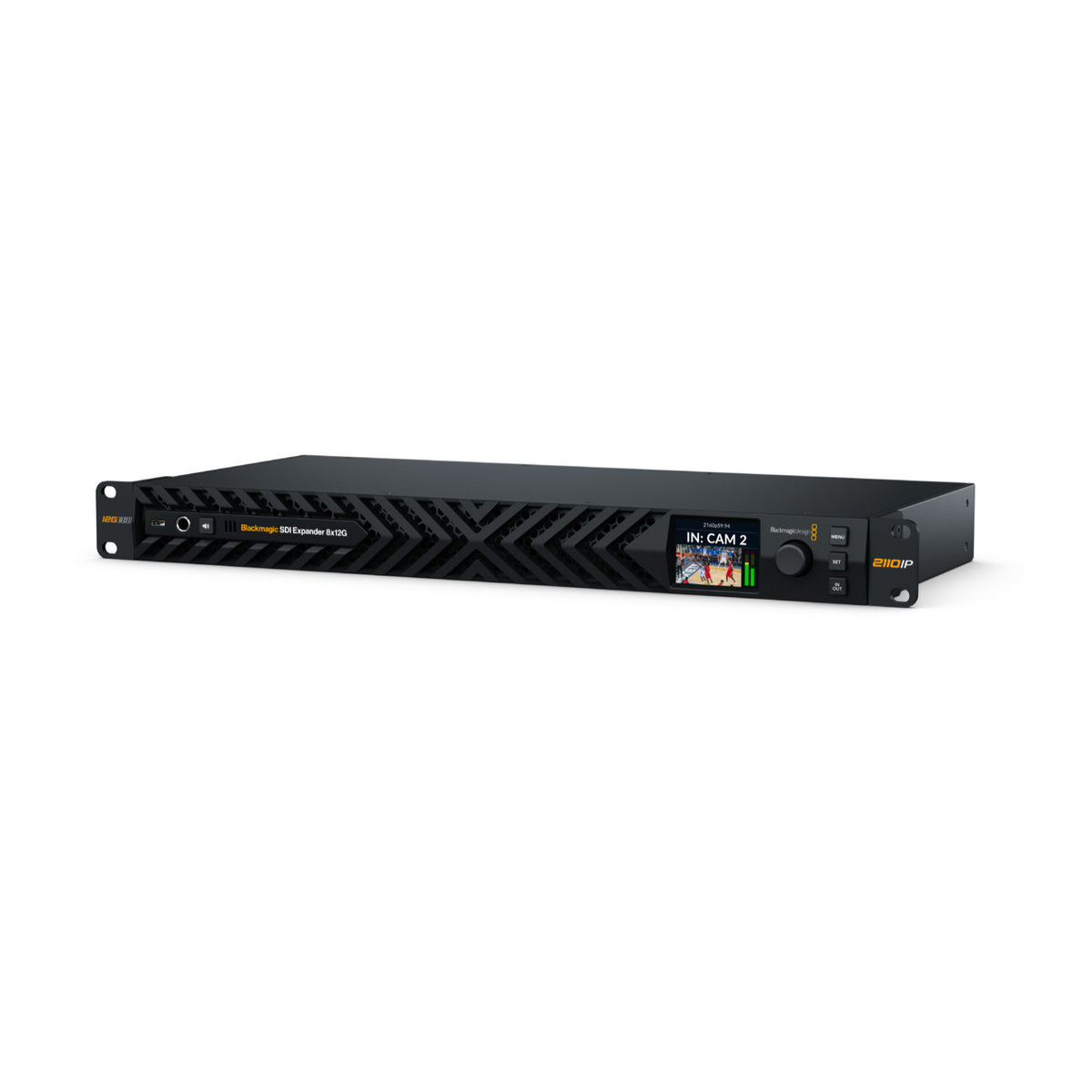 Blackmagic Design SDI Expander 8x12G 1RU Bidirectional IP Converter with Integrated 2.2-inch Display
