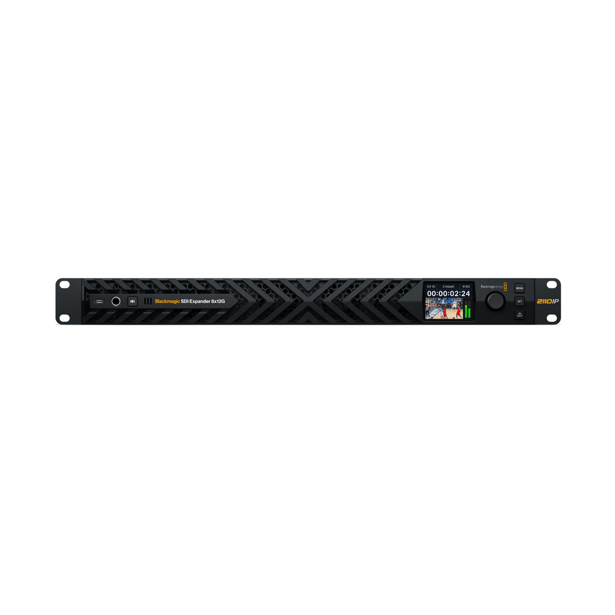 Blackmagic Design SDI Expander 8x12G 1RU Bidirectional IP Converter with Integrated 2.2-inch Display
