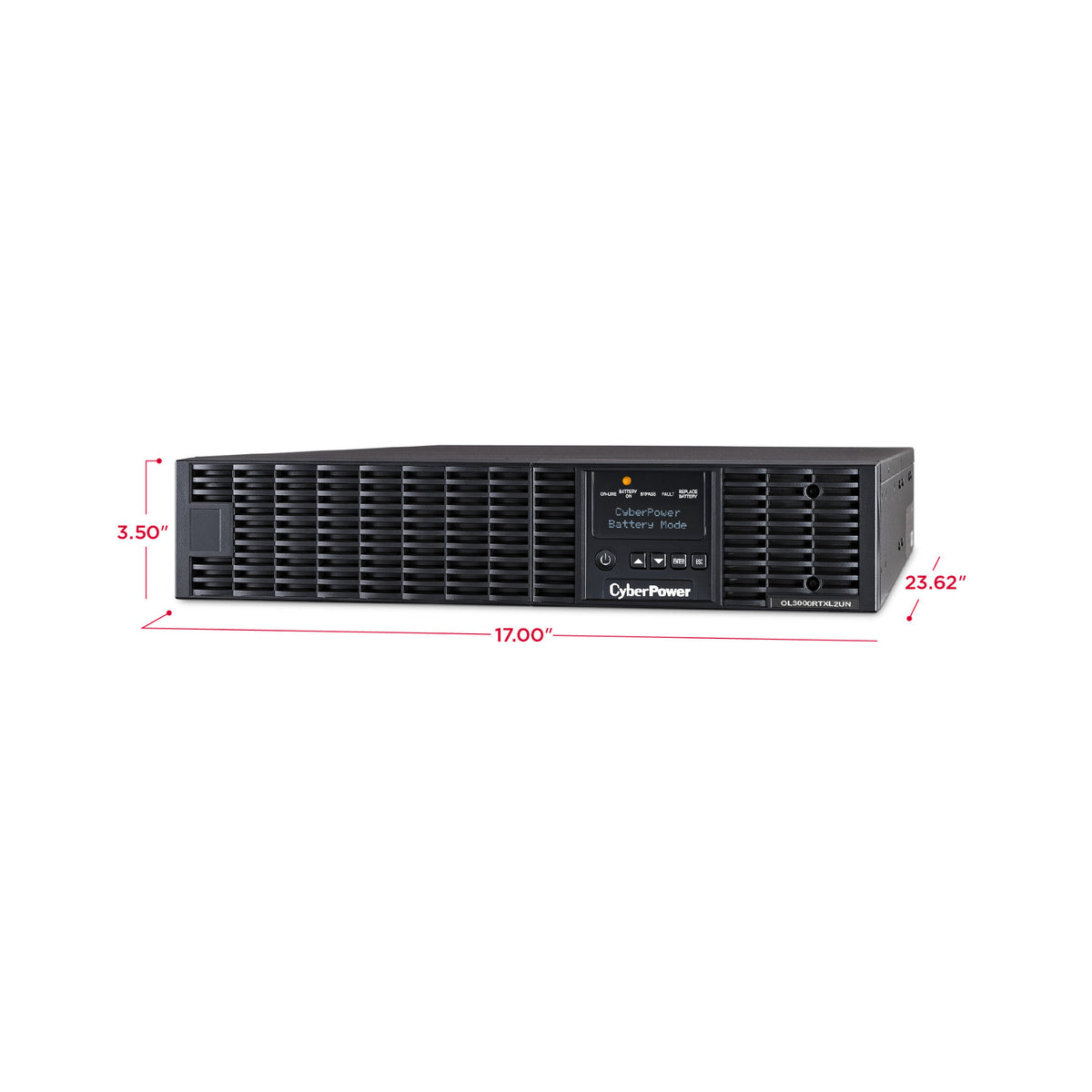 CyberPower 3000VA/2700W Smart App Online Rack/Tower UPS with Network Card