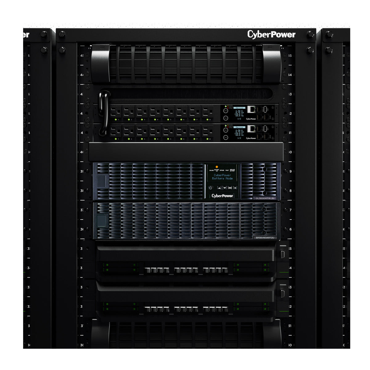 CyberPower 3000VA/2700W Smart App Online Rack/Tower UPS with Network Card