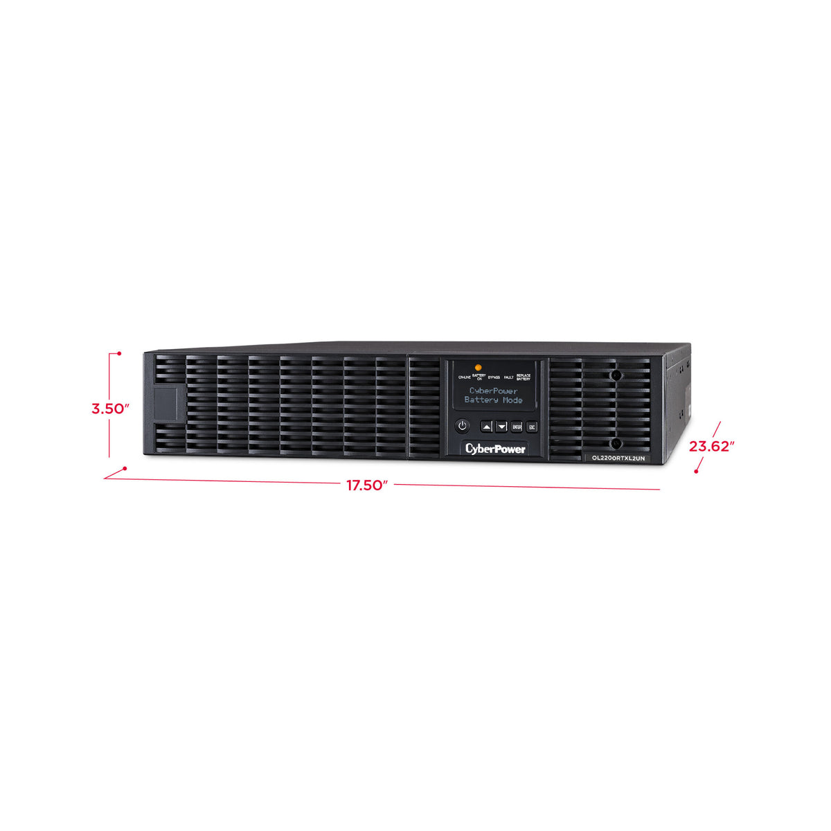 CyberPower 2200VA/1800W Smart App Online Rack/Tower UPS with Network Card
