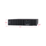 CyberPower 2200VA/1800W Smart App Online Rack/Tower UPS with Network Card