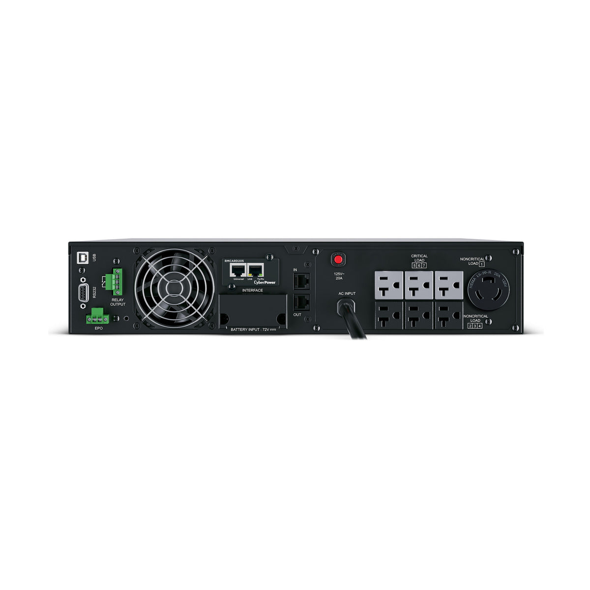 CyberPower 2200VA/1800W Smart App Online Rack/Tower UPS with Network Card