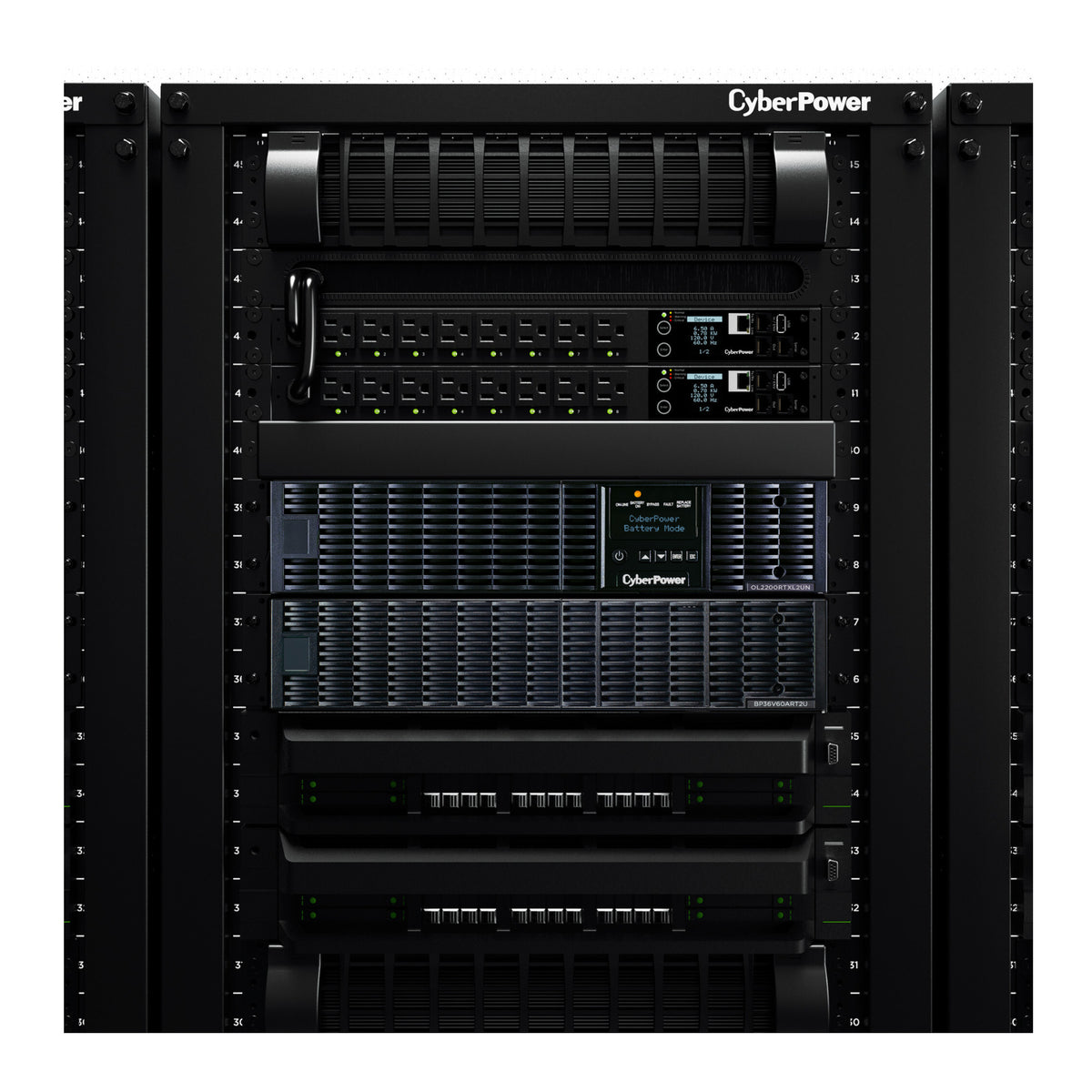 CyberPower 2200VA/1800W Smart App Online Rack/Tower UPS with Network Card