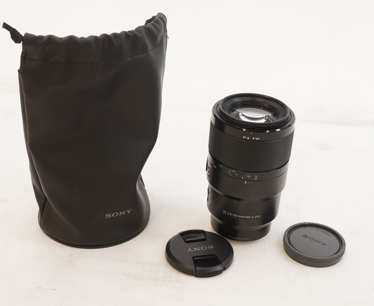 Sony FE 90mm f/2.8 Macro G OSS Full-Frame E-Mount Macro Lens (Used)