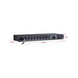 CyberPower PDU41002 20A 8-Outlet 1U Switched Power Distribution Unit with Durable Metal Construction