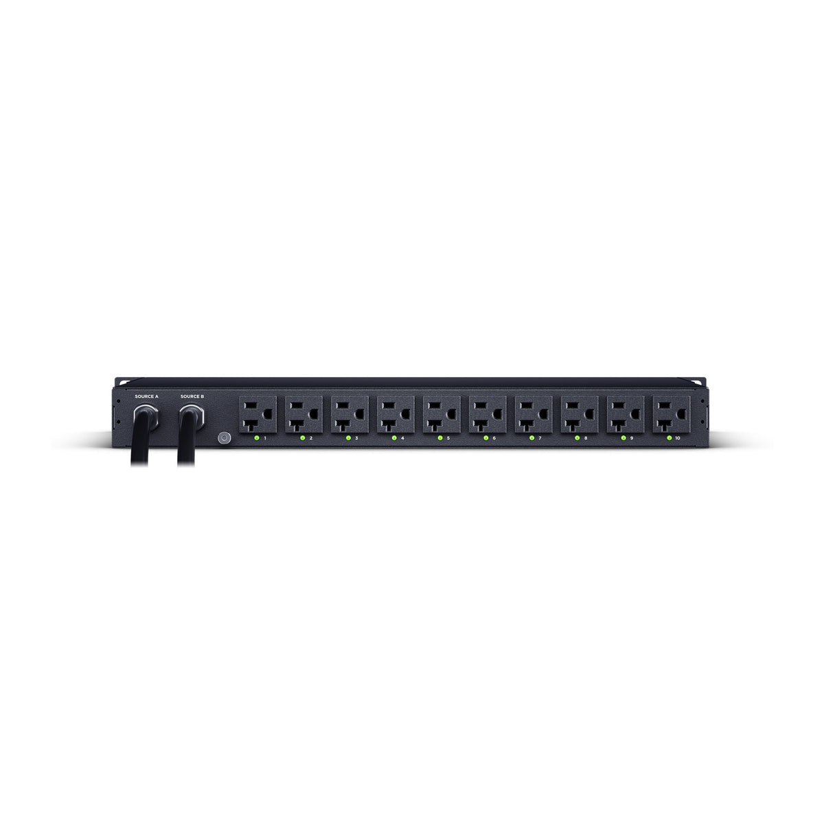 CyberPower PDU44002 20A 10-Outlet 1U Switched Power Distribution Unit with Automatic Transfer Switch
