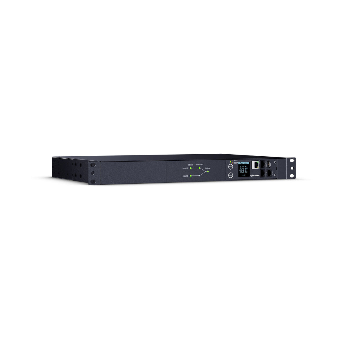 CyberPower PDU44002 20A 10-Outlet 1U Switched Power Distribution Unit with Automatic Transfer Switch