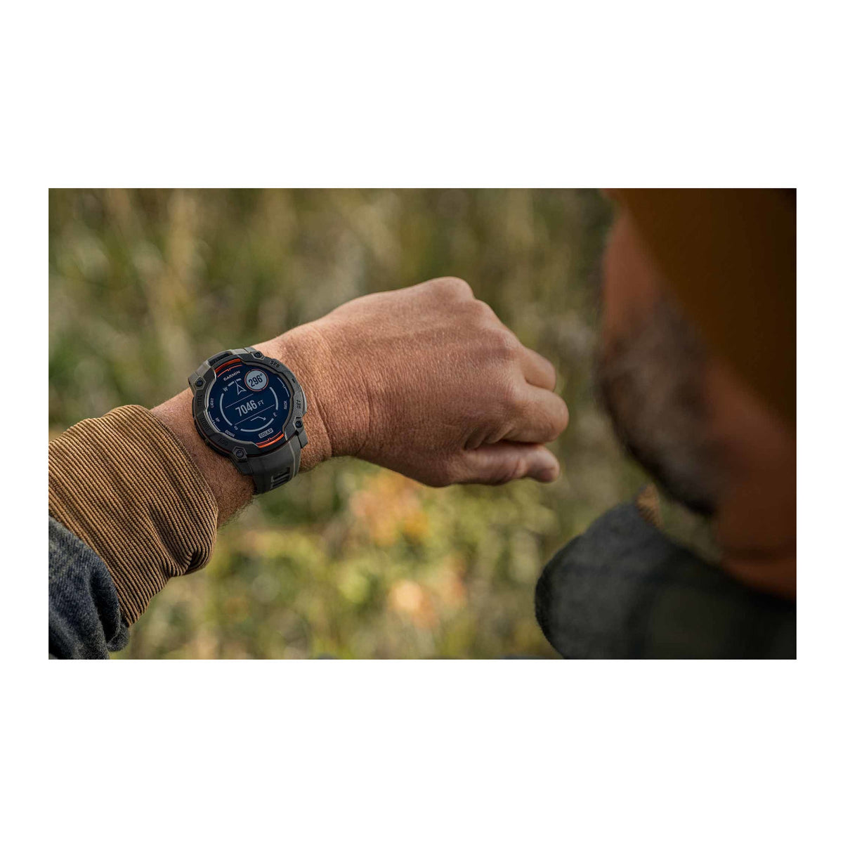 Garmin Instinct 3 45mm Solar GPS Smartwatch (Black) Bundle with Wireless Earbuds