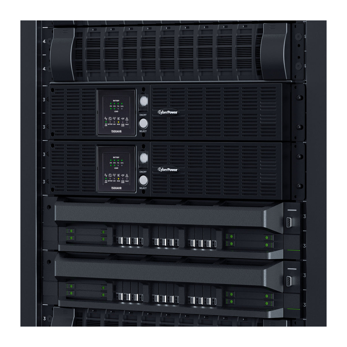 CyberPower CPS1500AVR 1500VA 900W Rack/Tower UPS with Automatic Voltage Regulation and 8-Outlets