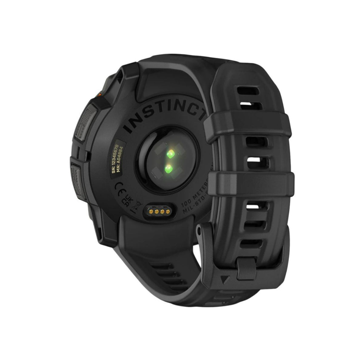 Garmin Instinct 3 50mm Solar GPS Smartwatch (Black/Charcoal) Bundle with Wireless Earbuds