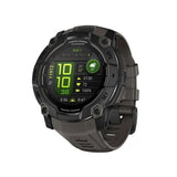Garmin Instinct 3 50mm AMOLED GPS Smartwatch (Black/Charcoal) Bundle with Wireless Earbuds
