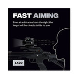 Ballista BAL-DS-03 1x30 Red and Green Dot Crossbow Sight with Dual Rail Mount