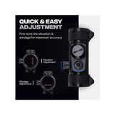 Ballista BAL-DS-03 1x30 Red and Green Dot Crossbow Sight with Dual Rail Mount
